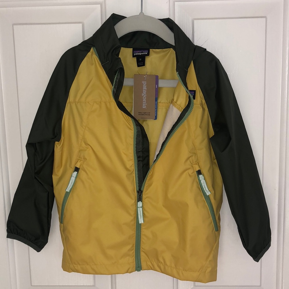 Kids Hooded Patagonia rain Coat